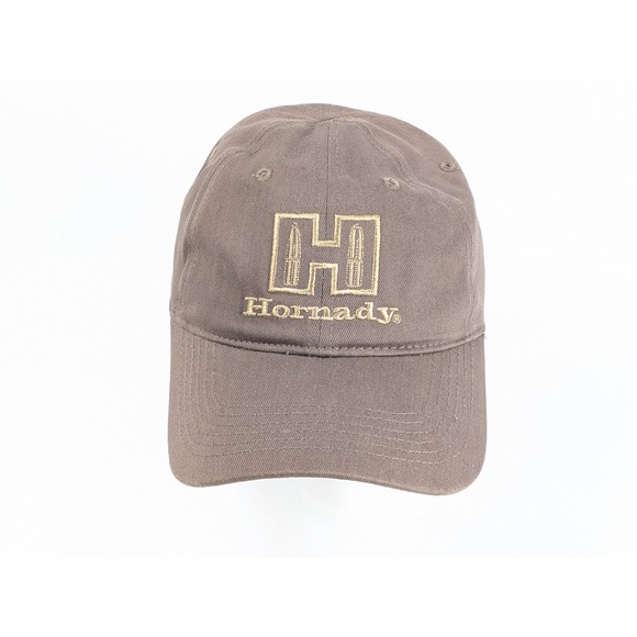 Hornady Other - Hornady Baseball Cap Hat Brown Tan 100% Cotton Adjustable Strap Back Excellent